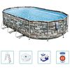Bestway Power Steel Comfort Jet Series pools&aelig;t 610x366x122 cm oval