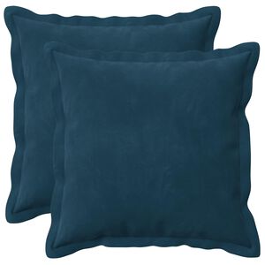 vidaXL Pudebetr&aelig;k 2 pcs HOUTEN Bl&aring; 30 x 30 cm Fl&oslash;jl