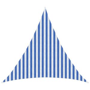 vidaXL Solsejl Bl&aring; og Hvid 3 x 3 x 3 m HDPE