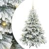 vidaXL Kunstigt juletr&aelig; med 150 LED'er Hvid 150 cm PE og PVC