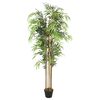 vidaXL kunstigt bambustr&aelig; 1095 blade 150 cm gr&oslash;n