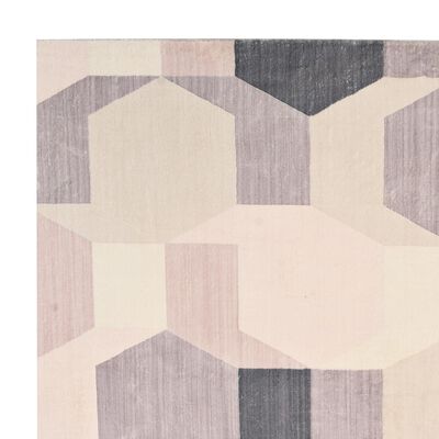 vidaXL gulvtæppe med tryk 160 x 230 cm polyester flerfarvet