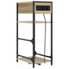 vidaXL Natskab Sonoma eg 40 x 27 x 76 cm Konstrueret tr&aelig;