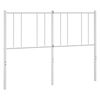 vidaXL udskiftningsgavl 135 cm metal hvid