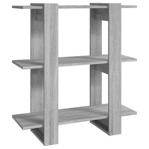 vidaXL bogreol/rumdeler 80x30x87 cm gr&aring; sonoma-eg