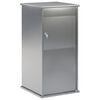 vidaXL postkasse S&oslash;lv 50 x 52 x 100 cm Galvaniseret st&aring;l