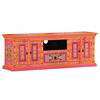 vidaXL tv-bord 110x30x40 cm massivt mangotr&aelig; lyser&oslash;d