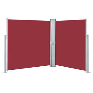 vidaXL sammenrullelig sidemarkise 160 x 600 cm r&oslash;d