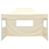 vidaXL Party Tent Creme 280 x 410 x 315 cm Oxford stof