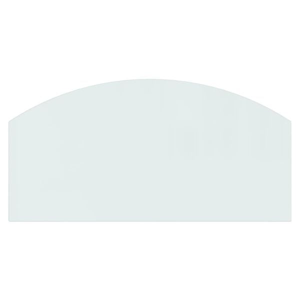 vidaXL glasplade til pejs 100x50 cm