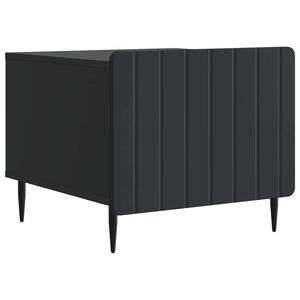 vidaXL Sofabord med skuffe Sort 49 x 50 x 42 cm Konstrueret tr&aelig;