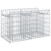 vidaXL Gabion h&oslash;jbed S&oslash;lv