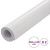 vidaXL bilfolier 2 stk. 100x150 cm 4D hvid