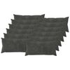 vidaXL Pudebetr&aelig;k 12 pcs HEERLEN Antracit 40 x 80 cm Mikrofiber Fleece