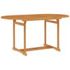 vidaXL havebord 150x90x75 cm massivt teaktr&aelig;