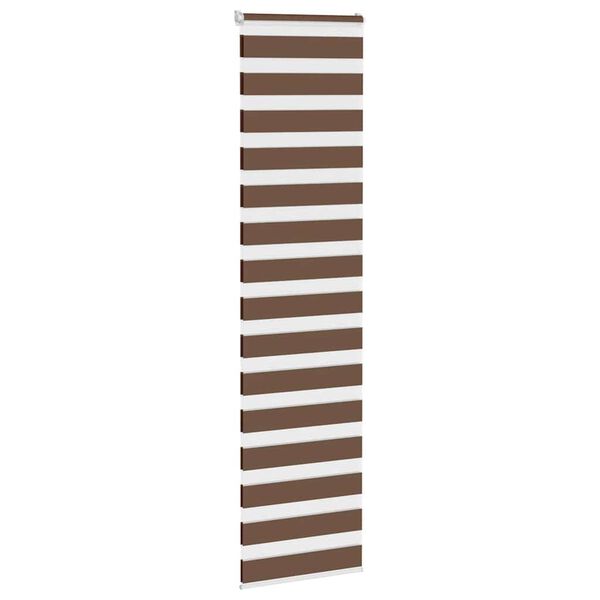 vidaXL zebragardin brun 65x230 cm stofbredde 60,9 cm polyester