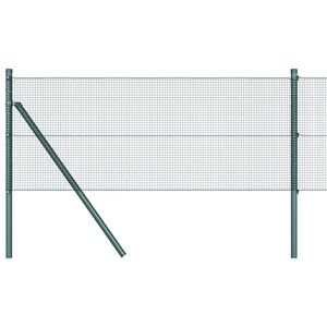 vidaXL Svejset tr&aring;dhegn jordfastg&oslash;relse 10 x 0,4 m PVC-belagt st&aring;l