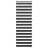 vidaXL zebragardin sort 85x200 cm stofbredde 80,9 cm polyester