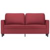 vidaXL 2-personers sofa 140 cm kunstl&aelig;der vinr&oslash;d