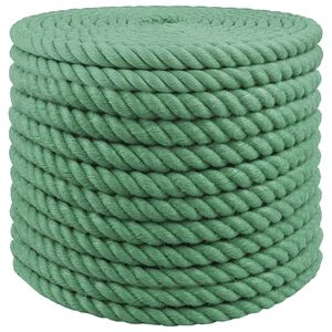 vidaXL Jute reb 16 mm Gr&oslash;n 100% Tossa jute