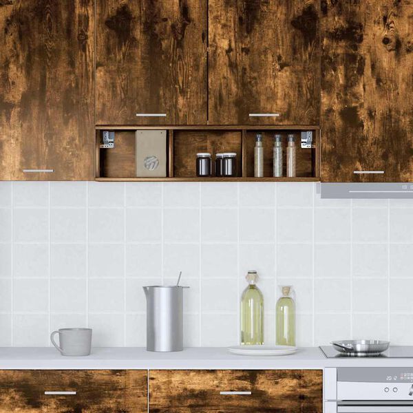 vidaXL H&aelig;ngeskab R&oslash;get eg 20 x 29,5 x 80 cm Konstrueret tr&aelig;