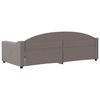 vidaXL daybed 90x200 cm stof gr&aring;brun