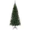 vidaXL Kunstigt juletr&aelig; med 300 LED'er Gr&oslash;n 180 cm PE og PVC