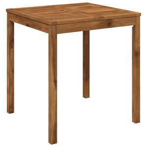 vidaXL Havemiddagstabel Naturfarvet 70 x 68,5 x 75 cm