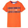T-shirt til b&oslash;rn str. 92 orange