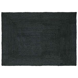vidaXL Omr&aring;de t&aelig;ppe M&oslash;rkegr&aring; 240 x 340 cm Jute