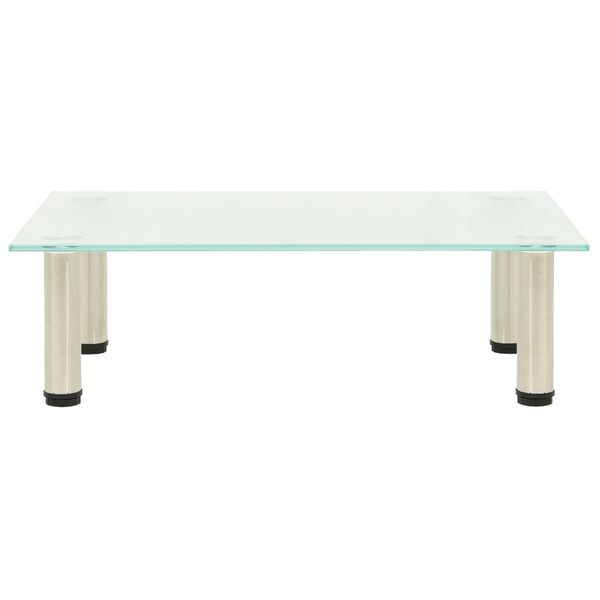 vidaXL tv-bord 60x35x17 cm hærdet glas matteret