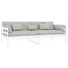 vidaXL daybed 90x200 cm massivt fyrretr&aelig; hvid