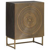 vidaXL Sideboard Messing 53,5 x 30 x 70 cm