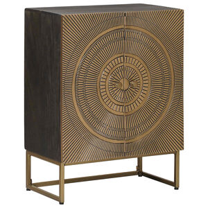 vidaXL Sideboard Messing 53,5 x 30 x 70 cm