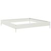 vidaXL h&oslash;jbed 100x100x18,5 cm st&aring;l hvid