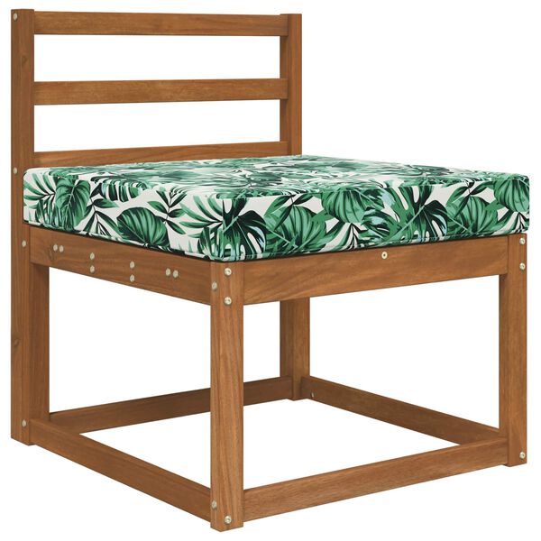 vidaXL Udend&oslash;rs Sofa Pude Bladm&oslash;nster 60 x 60 x 8 cm Polyester