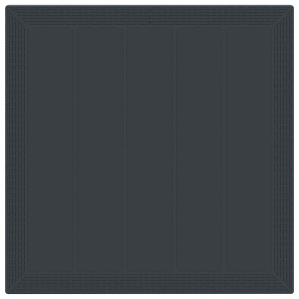 vidaXL Have Spisebordss&aelig;t 3 pcs Antracit Polypropylen