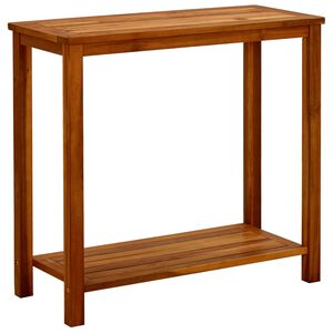 vidaXL konsolbord til haven 80x35x75 cm massivt akacietr&aelig;