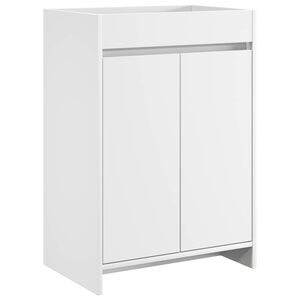 vidaXL Badev&aelig;relse Under Vask Skab Hvid 56 x 37,5 x 81 cm
