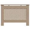 vidaXL radiatorskjuler 112x19x81,5 cm MDF