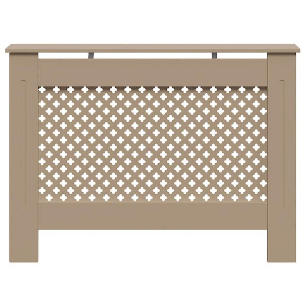 vidaXL radiatorskjuler 112x19x81,5 cm MDF
