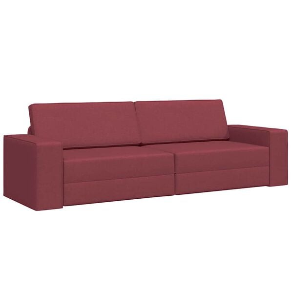 vidaXL Sovesofa 200cm Vinr&oslash;d Stof