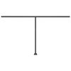 vidaXL fritst&aring;ende markise 400x350 cm automatisk betjening orange/brun