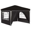 vidaXL Pop-up Festtelt Sort 288 x 288 x 245 cm Oxford stof