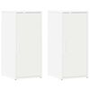 vidaXL skoskabe 2 stk. 32x35x70 cm konstrueret tr&aelig; hvid