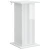 vidaXL Planteholder Hvid h&oslash;jglans 30,5 x 30 x 60,5 cm Konstrueret tr&aelig;