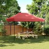 vidaXL pop op-festtelt 410x279x315 cm foldbart bourgogne