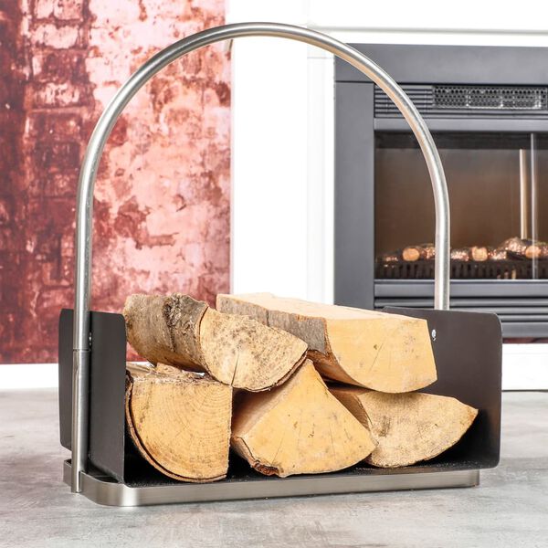 HI br&aelig;ndeholder 40,5x30x47 cm s&oslash;lvfarvet