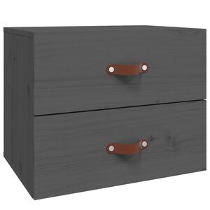 vidaXL v&aelig;gh&aelig;ngt sengebord 50x36x40 cm gr&aring;