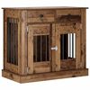 vidaXL Hundekasse m&oslash;bel Gammelt tr&aelig; 90 x 47,5 x 80 cm Konstrueret tr&aelig;